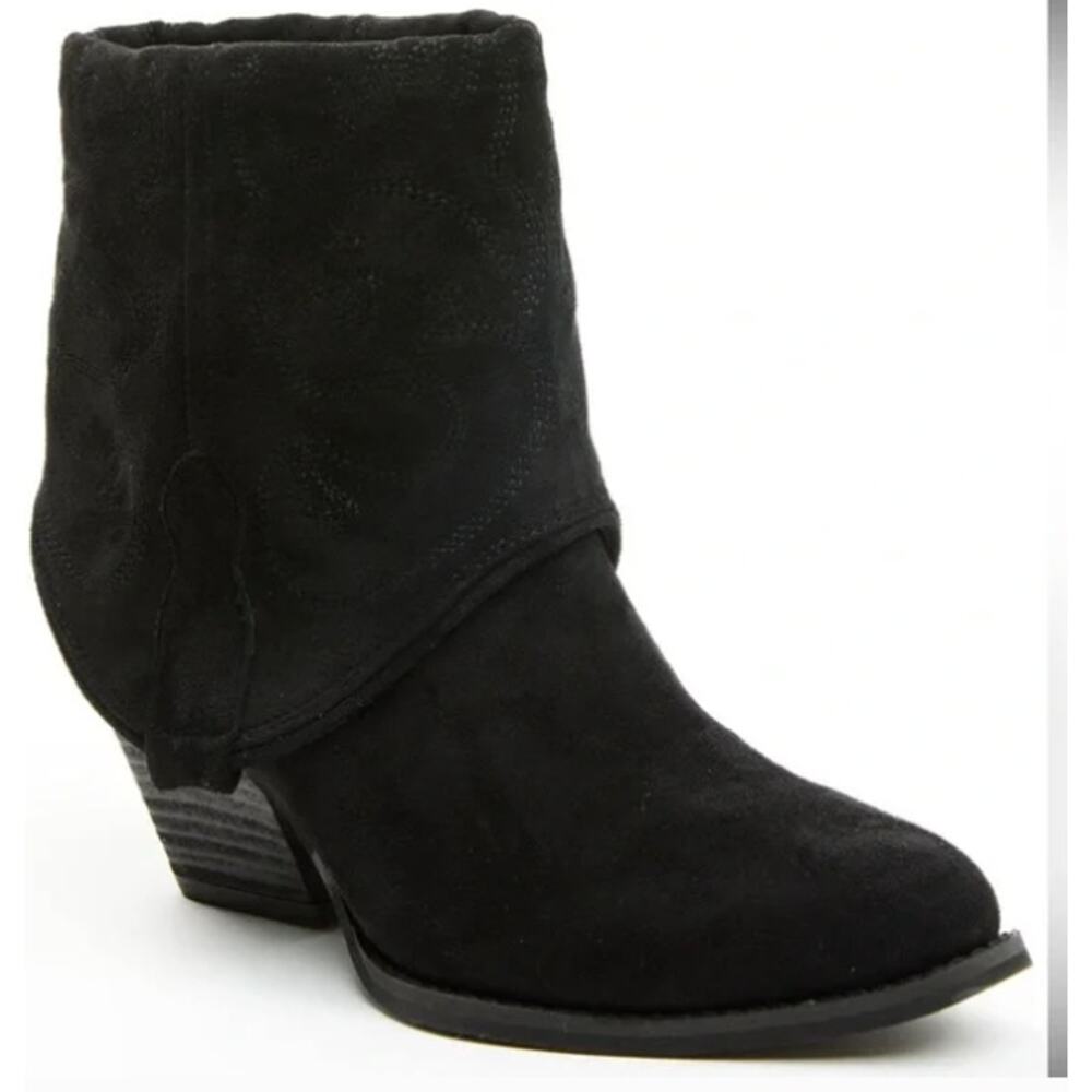 Very G Saylor Women's Black Western Fashion Bootie Size 7.5M New